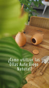 Kit 5x Ollas Autorriego Terracota 350 ml