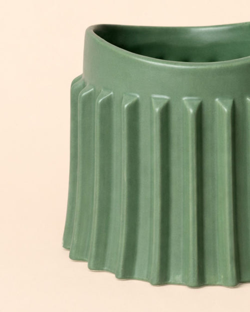 Raw – Maceta Cerámica Verde M 12 cm - Pur Plant