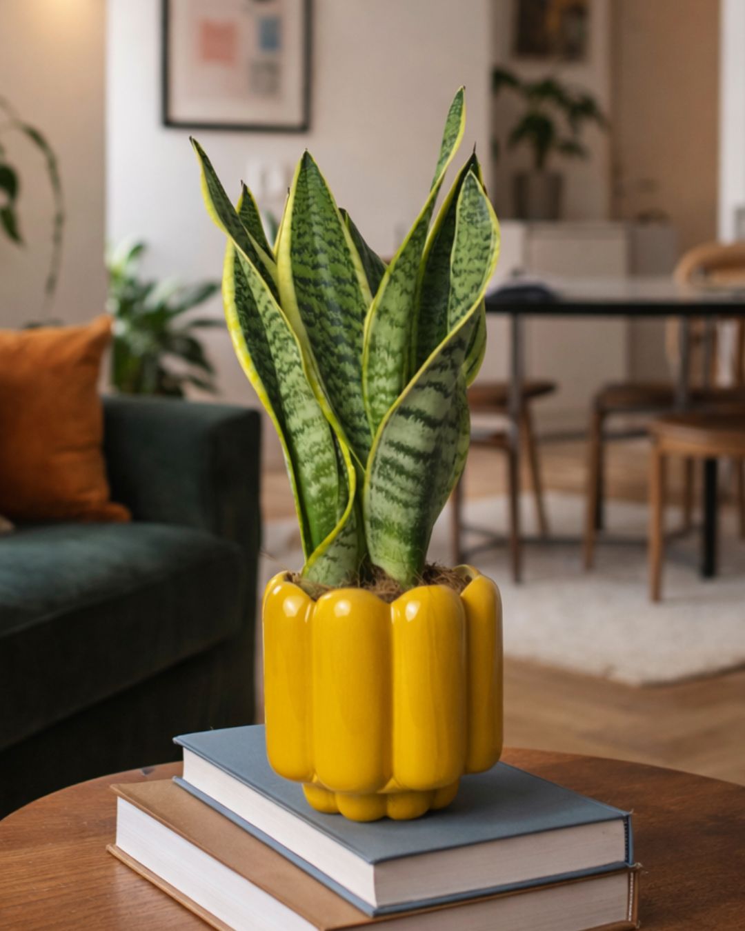 Retro – Maceta Cerámica Amarilla M 11 cm - Pur Plant