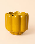 Retro – Maceta Cerámica Amarilla M 11 cm