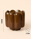 Retro – Maceta Cerámica Marrón M 11 cm - Pur Plant