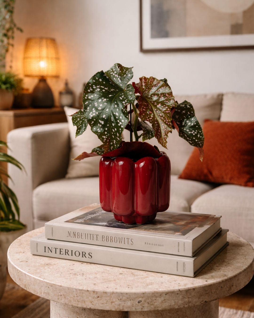 Retro – Maceta Cerámica Roja M 11 cm - Pur Plant