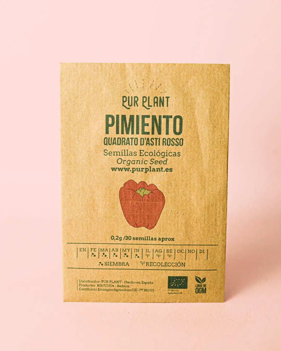 Semillas de Pimiento Rojo - Pur Plant