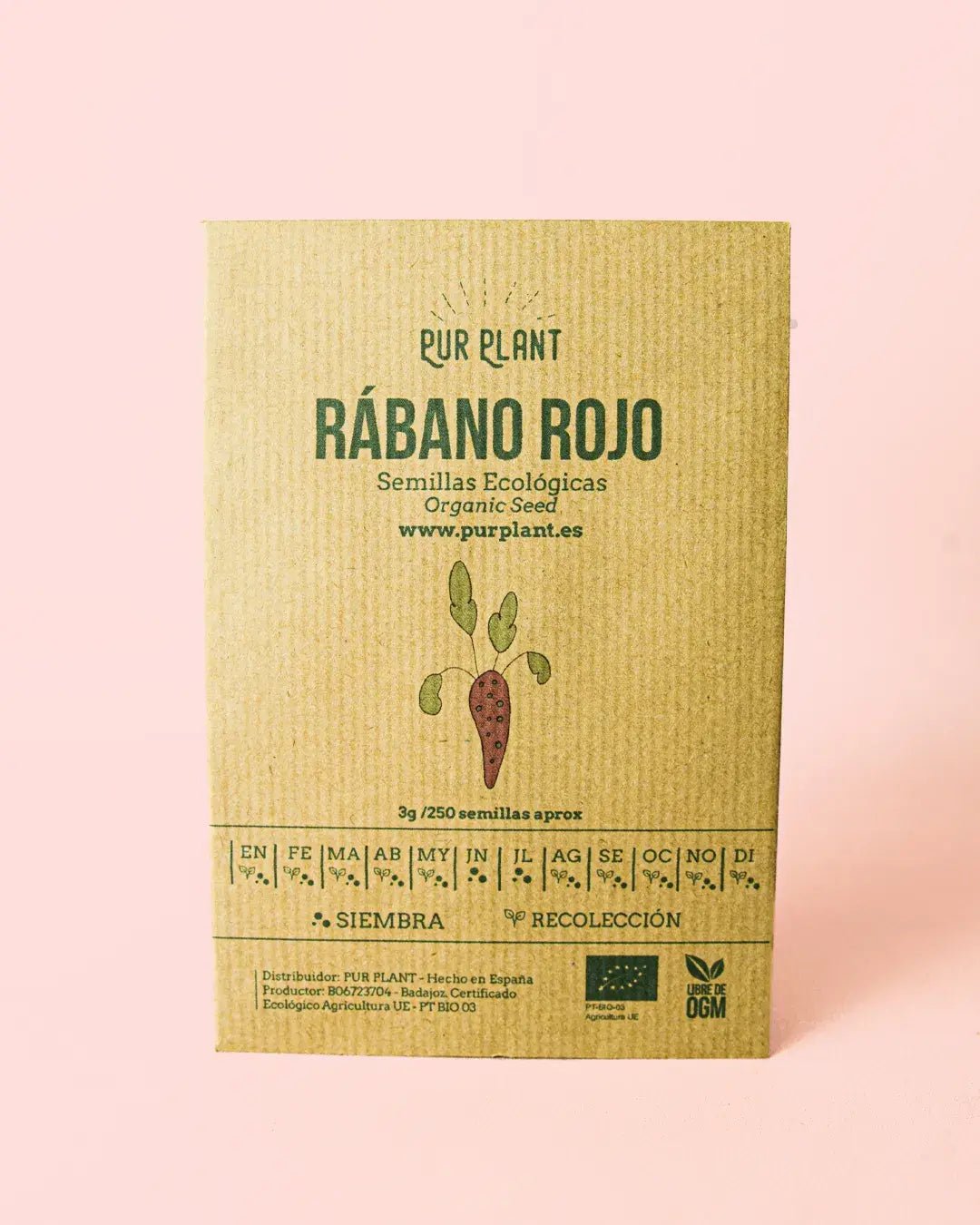 Semillas de Rábano Rojo - Pur Plant