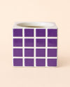 Tile – Mini Maceta Cerámica Morada 9 cm - Pur Plant