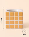Tile – Mini Maceta Cerámica Naranja S 9 cm - Pur Plant