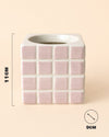 Tile – Mini Maceta Cerámica Rosa S 9 cm - Pur Plant