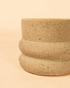 Wave - Mini Maceta Cerámica Arena 6 cm - Pur Plant