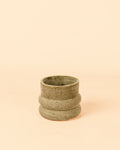 Wave – Mini Maceta Cerámica Dark Grey 6 cm