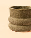 Wave – Mini Maceta Cerámica Dark Grey 6 cm - Pur Plant