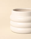 Wave – Mini Maceta Cerámica White 6 cm - Pur Plant