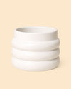 Wave – Mini Maceta Cerámica White 6 cm - Pur Plant
