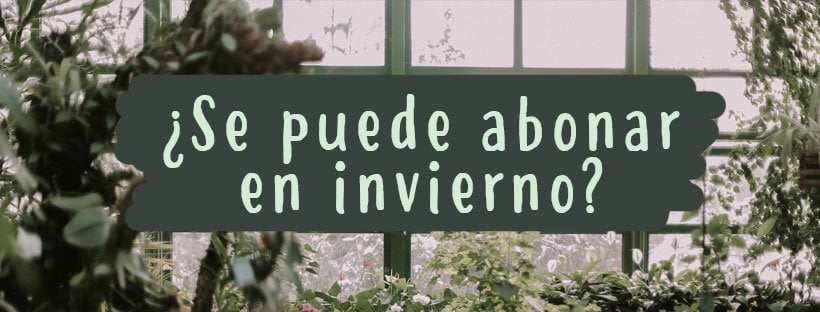 abonar en invierno