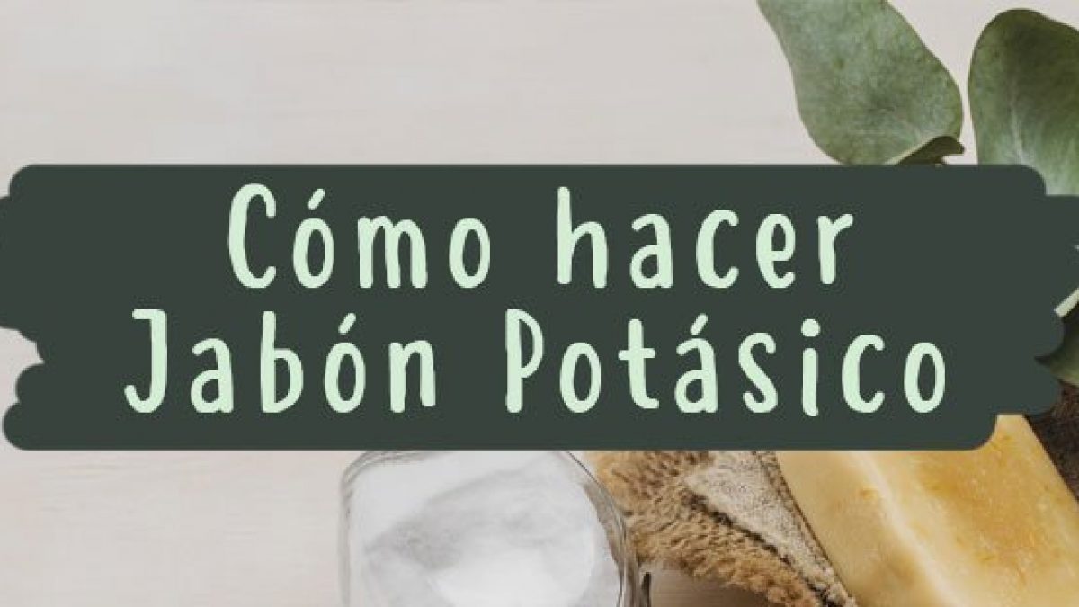 En expansión hacer los deberes Judías verdes Cómo hacer jabón potásico casero- Receta jabón de potasa - Pur Plant