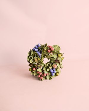 laurier-mini-corona-flores
