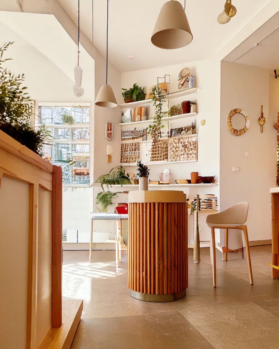 plantas en cafeterias con encanto