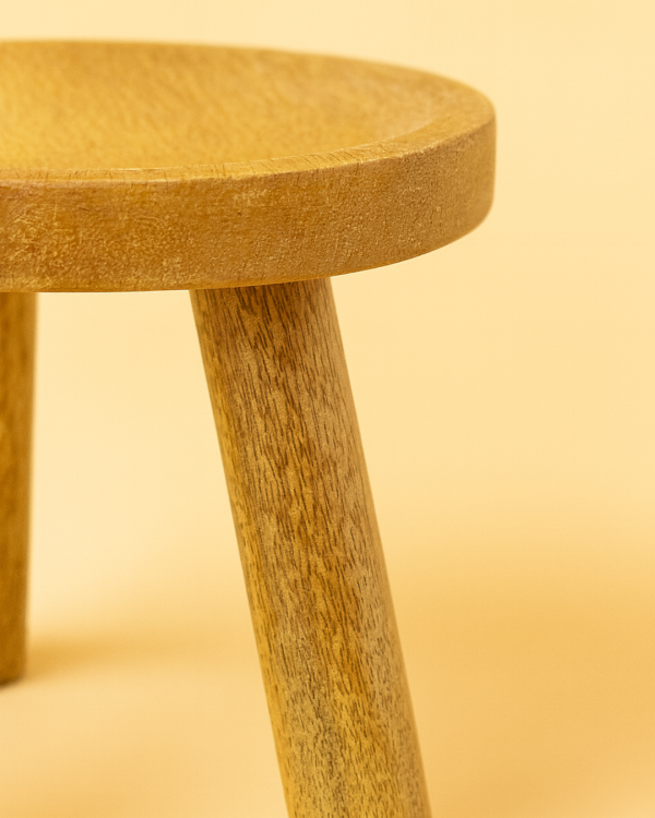 Soporte de madera para mini maceta - Imagen 3