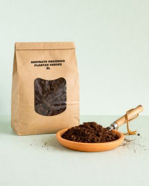 sustrato organico para plantas verdes